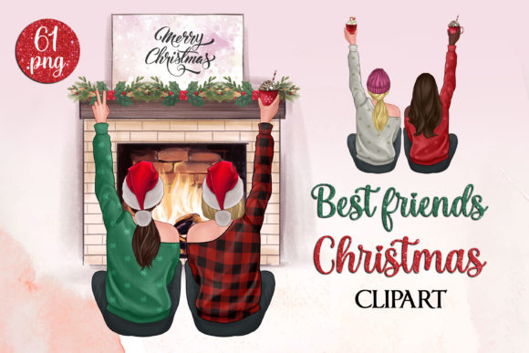 Best Friends Christmas Personalization Illustrations Review
