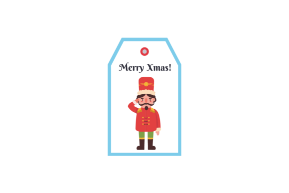 Christmas Costume Santa Label Tag Svg for Illustrations