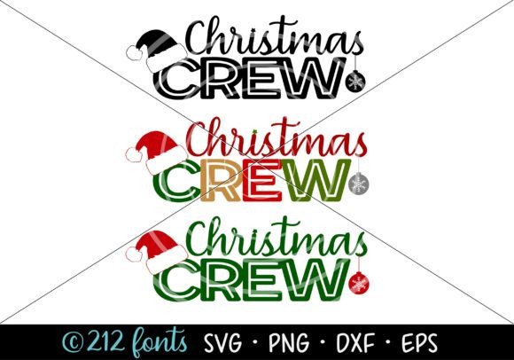 Christmas Crew SVG: Festive Illustrations for Blogs