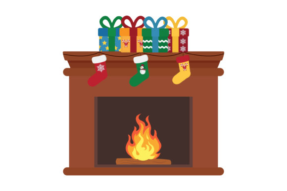 Christmas Fireplace Vector-6: A Seller's Review of Illustrations