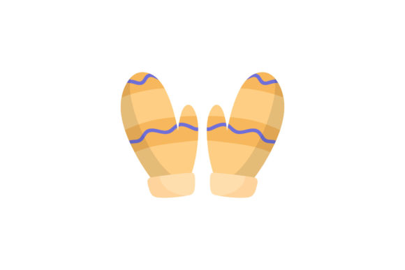 Christmas Gloves Decoration Vector: Premium Illustrations