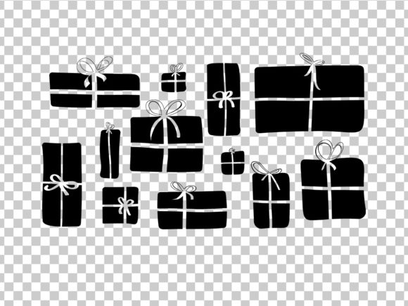 Christmas Present Boxes SVG: Festive Illustrations for Sellers