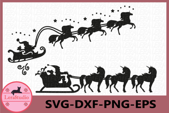Christmas, Santa, Unicorn: Fresh Illustrations