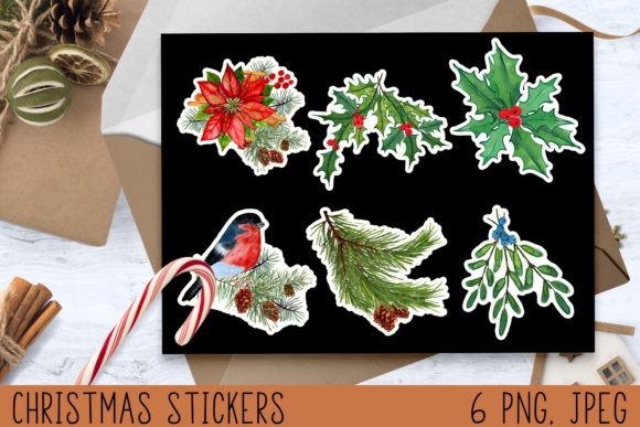 Christmas Stickers Png: Winter Wreath Illustrations Review