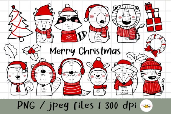 Christmas Woodland Clipart & Illustrations Review