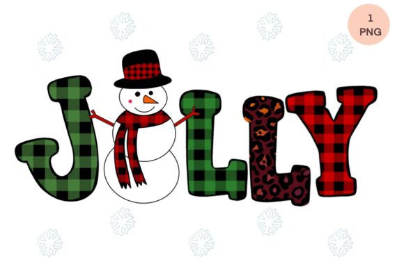 Jolly Snowman Christmas Sublimation: Festive Illustrations