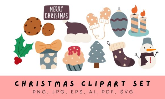 Review: Christmas Clipart Bundle SVG PNG and JPG for Embroidery