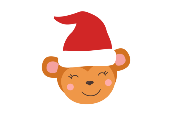 Review: Christmas Hat Monkey Svg & Illustrations