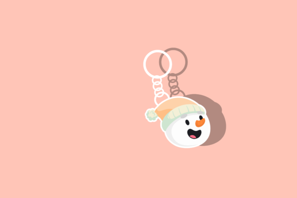 Review: Christmas Ornament Key Chain Snowman Art Design