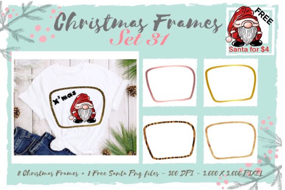 Reviewing Sublimation Christmas Frames Set 31 for Holiday Embroidery